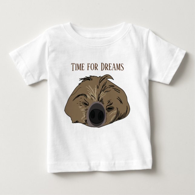 Sloth Art Time for Dreams T-Shirt (Front)