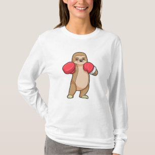Sloth as Boxer with Boxing gloves T-Shirt
