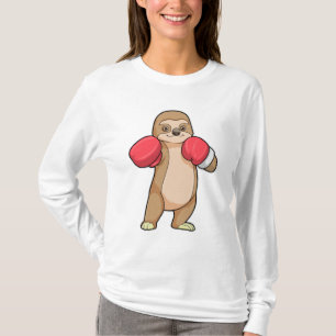 Sloth as Boxer with Boxing gloves T-Shirt