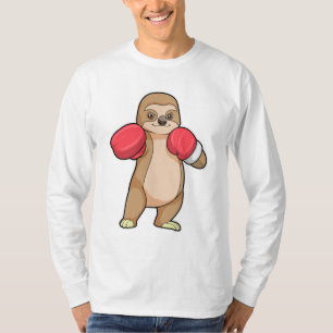 Sloth as Boxer with Boxing gloves T-Shirt