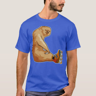 Sloth as Inline skater with Inline skates T-Shirt
