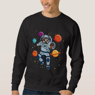 Sloth Astronaut In Space Sweatshirt