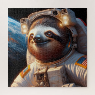 Sloth Astronaut Jigsaw Puzzle