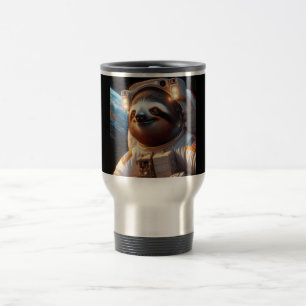 Sloth Astronaut Travel Mug