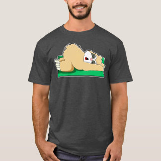 Sloth at Yoga on Yoga mat T-Shirt
