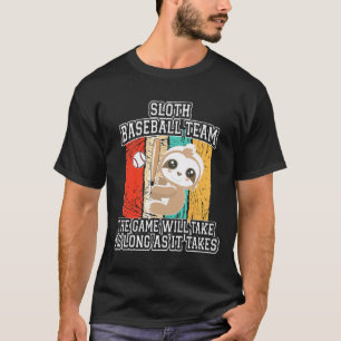Sloth Baseball Shirt For Men Home Run Shirt Baseba