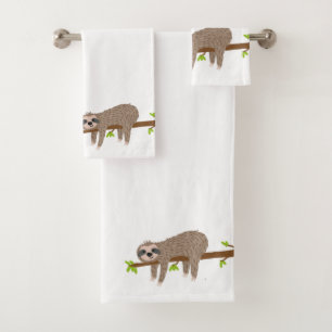 Sloth Bath Towel Set