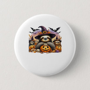 Sloth Beautiful laziness Classic T-Shirt_2 6 Cm Round Badge