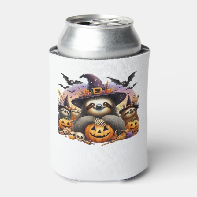 Sloth Beautiful laziness Classic T-Shirt_2 Can Cooler (Can Front)