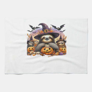 Sloth Beautiful laziness Classic T-Shirt_2 Tea Towel