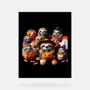 Sloth Beautiful laziness Classic T-Shirt Acrylic Sign