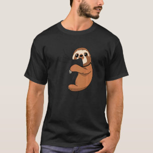 Sloth Biting Cute Sloth Animal Sloth T-Shirt