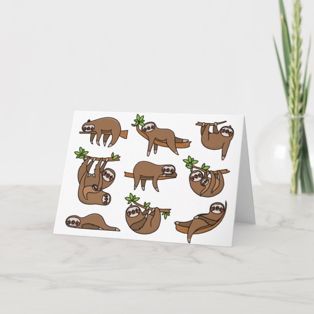 Sloth blank inside card (Front)