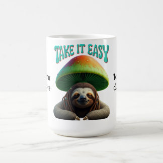 Sloth Boho Hippie custom personalised Hippie Coffee Mug