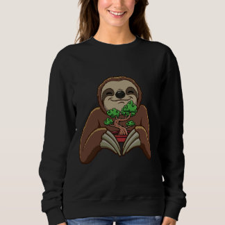 Sloth Bonsai Tree Sweatshirt