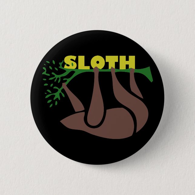 Sloth Button (Front)