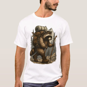 Sloth Camping Hiking T-Shirt