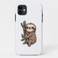 Sloth cartoon illustration