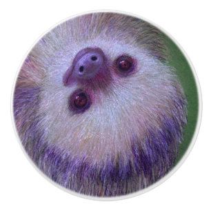 Sloth Ceramic Knob