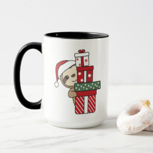 Sloth Christmas Gift Winter Sloths Mug