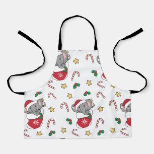 Sloth Christmas Snow Winter Animals Sloths Classic Apron