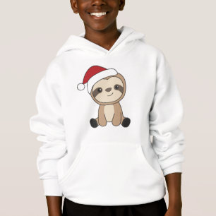 Sloth Christmas Snow Winter Animals Sloths Hoodie
