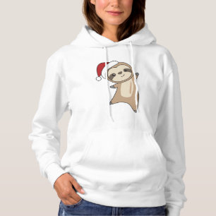 Sloth Christmas Snow Winter Animals Sloths Hoodie