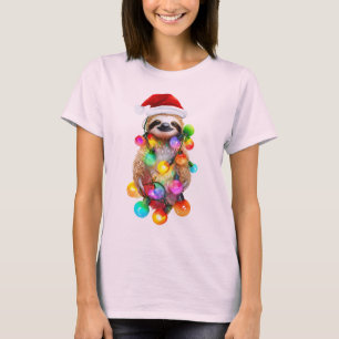 Sloth Christmas T-shirt