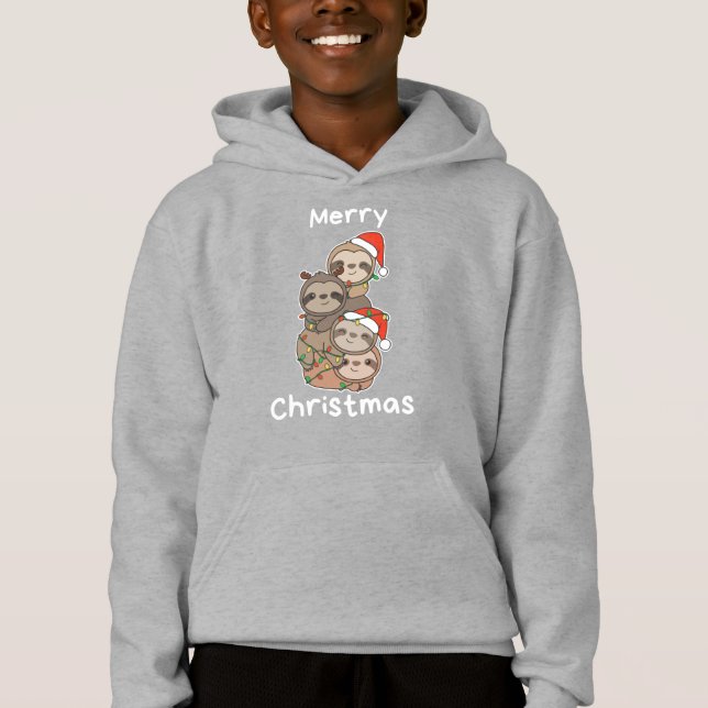 Sloth Christmas Tree Christmas Animals Sloths (Front)