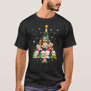 Sloth Christmas Tree Ornaments For Women Girls Kid T-Shirt