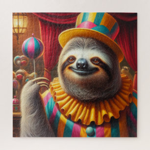 Sloth Clown Jigsaw Puzzle