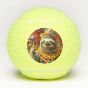 Sloth Clown Tennis Balls