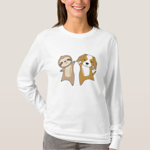 Sloth Cocker Spaniel Dog Animal Lovers Sloths T-Shirt