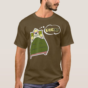 Sloth Coffee Gift Funny Sleeping Sloth Decaf AF T-Shirt