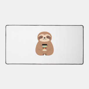 Sloth Coffee Time Classic T-Shirt Desk Mat