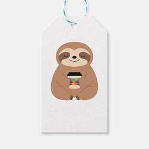 Sloth Coffee Time Classic T-Shirt Gift Tags