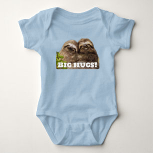 Sloth Couple Baby Bodysuit