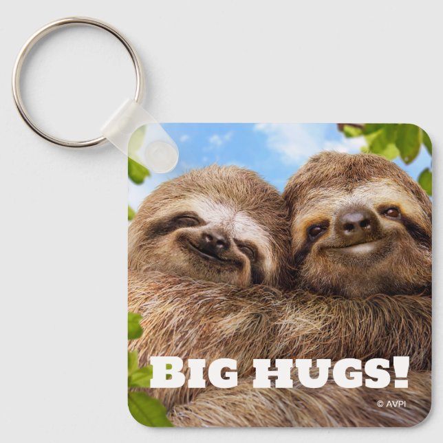 Sloth Couple Key Ring (Front)