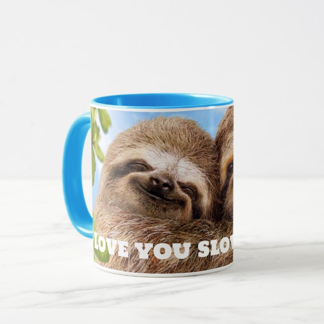 Sloth Couple Mug (Front Left)