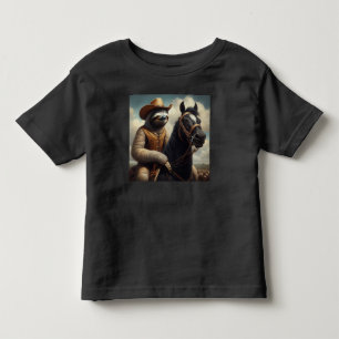 Sloth Cowboy Toddler T-Shirt
