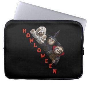 Sloth Custom Happy Halloween Shirt Sloth Graphic Laptop Sleeve