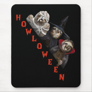 Sloth Custom Happy Halloween Shirt Sloth Graphic Mouse Pad