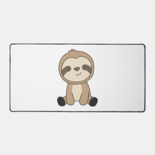 Sloth Cute Animals For Kids Funny Sloths Desk Mat