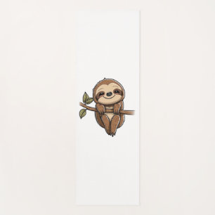 Sloth Cute Sloth Cute Cartoon Yoga Mat