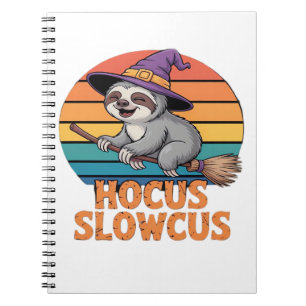 Sloth Cute Witch Funny Halloween Essential T-Shirt Notebook