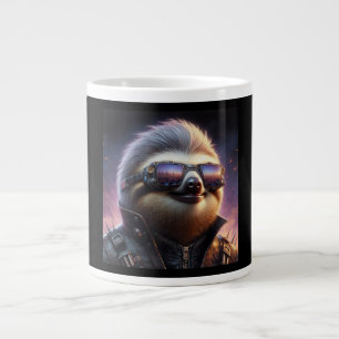 Sloth Cyberpunk Large Coffee Mug