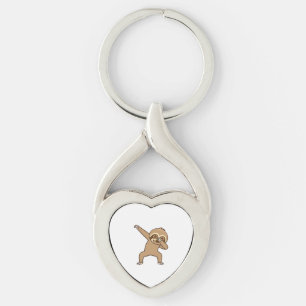 Sloth dabbing Sticker Key Ring