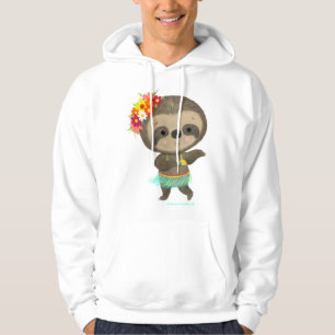 Sloth dancing hula hoodie