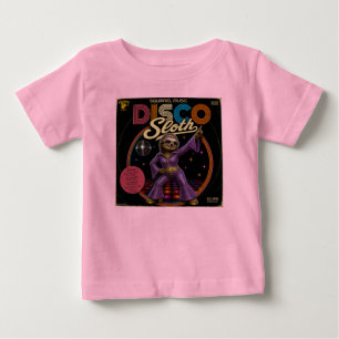 Sloth Disco Diva Baby T-Shirt