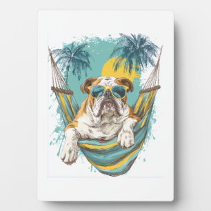 Sloth Dog � Lazy Funny Pup Plaque